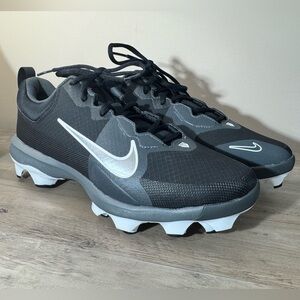 Nike Men’s Force Trout 9 Pro MCS Baseball Cleats Sz 9.5 Black White FZ0915-003